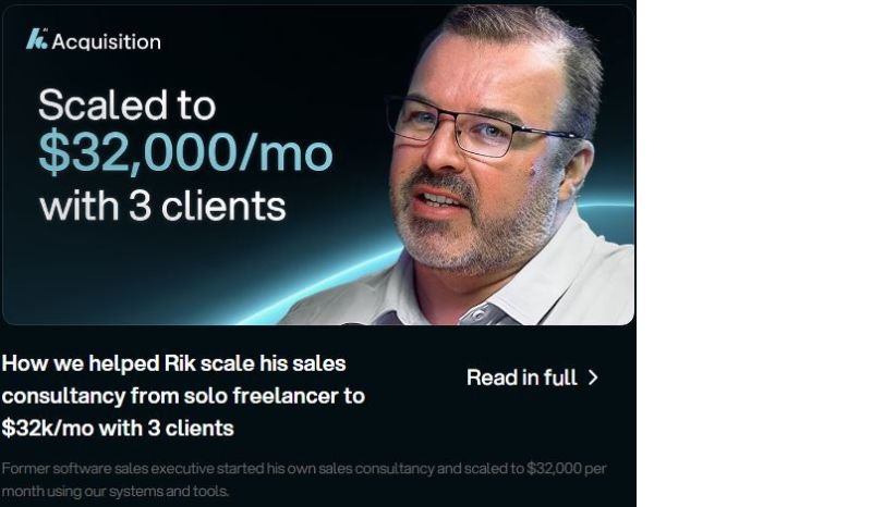 AI Acquisition student testimonial AI Acquisition student testimonial