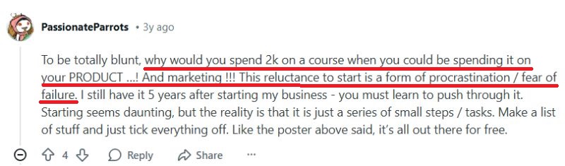 Create A Profitable Online Store Reddit review