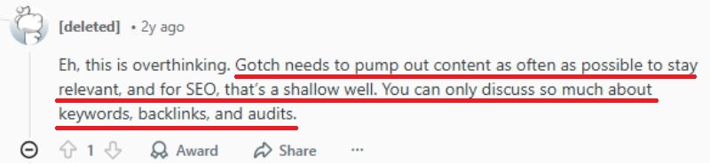 Search OS Reddit review